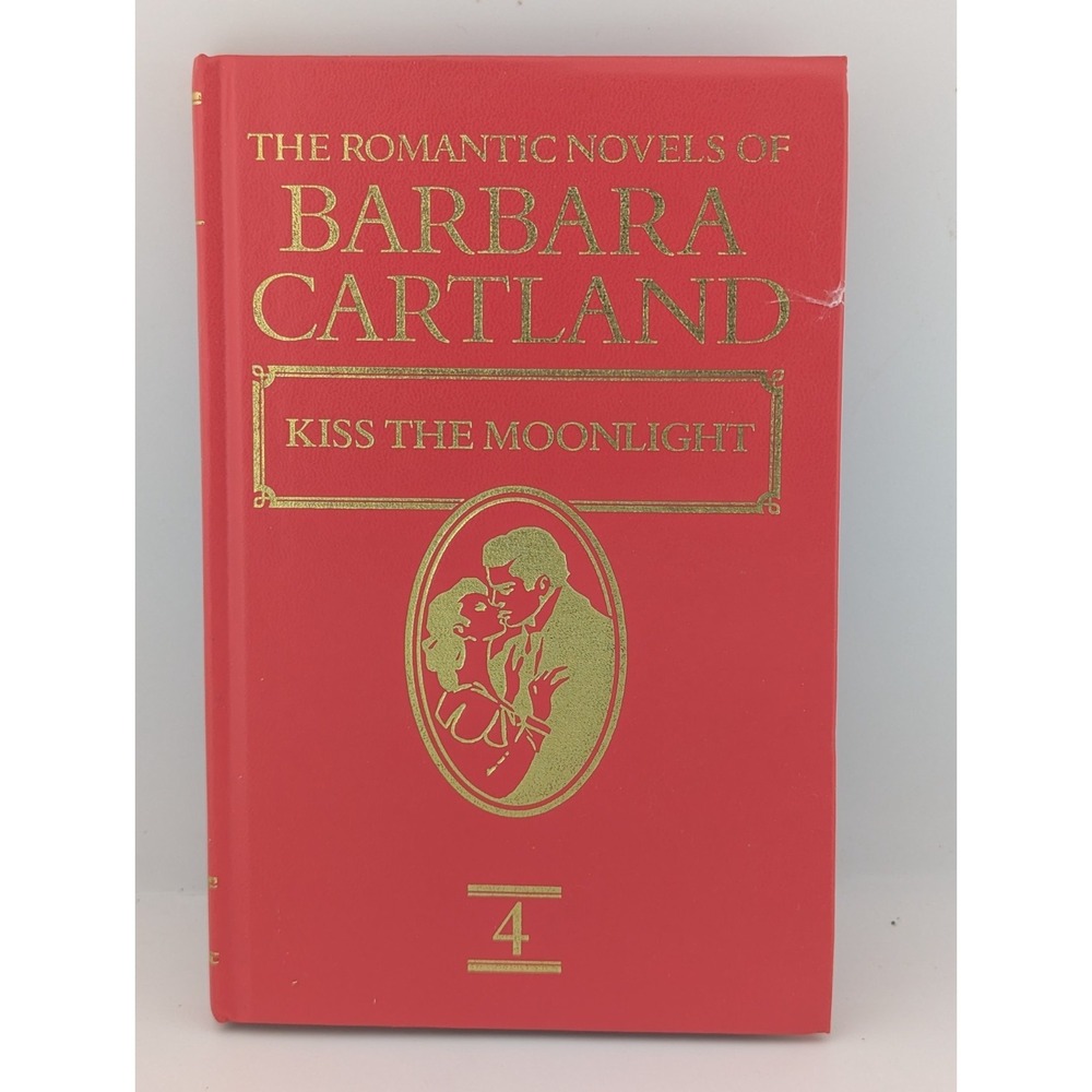 1st Ed. 1977 Romantic Novels of Barbara Cartland KISS The MOONLIGHT Book 4